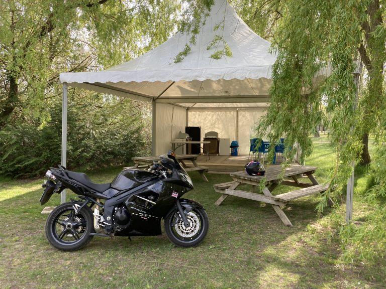 Camping Castles by motorbike